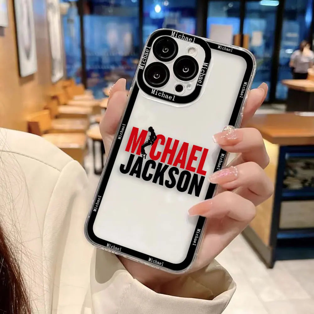 Dancer m-Michael j-Jackson Clear Phone Case For Samsung Galaxy S26 S25 S24 S23 S22 S21 S20 FE PLUS ULTRA EDGE Case Cover Shell