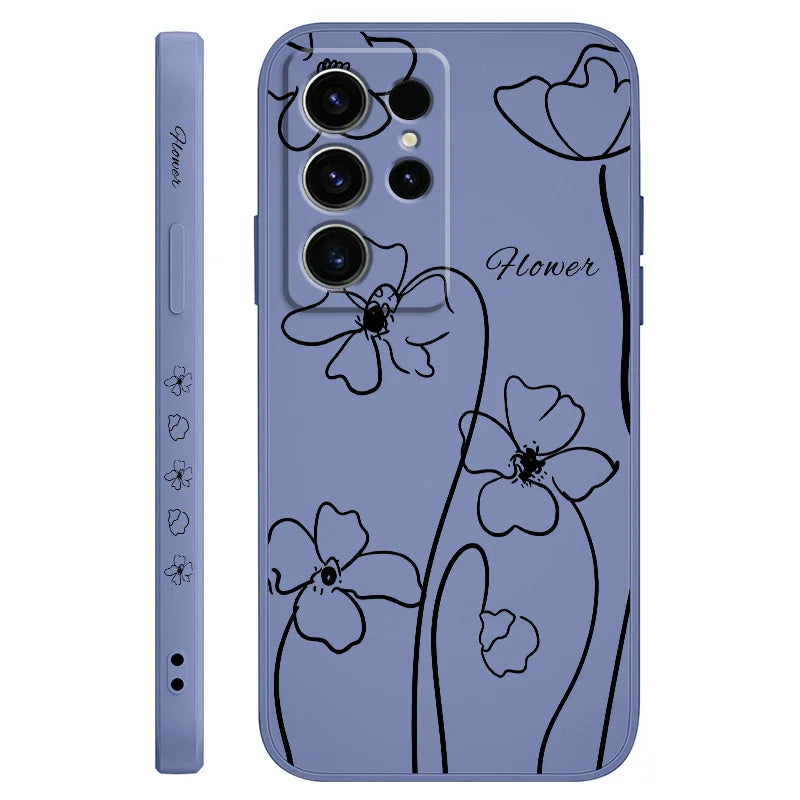 Swaying Grass Phone Case For Samsung Galaxy S25 FE S24 S23 S22 S21 S20 S10 S10E Ultra Plus  Note 20 Ultra Plus Cover