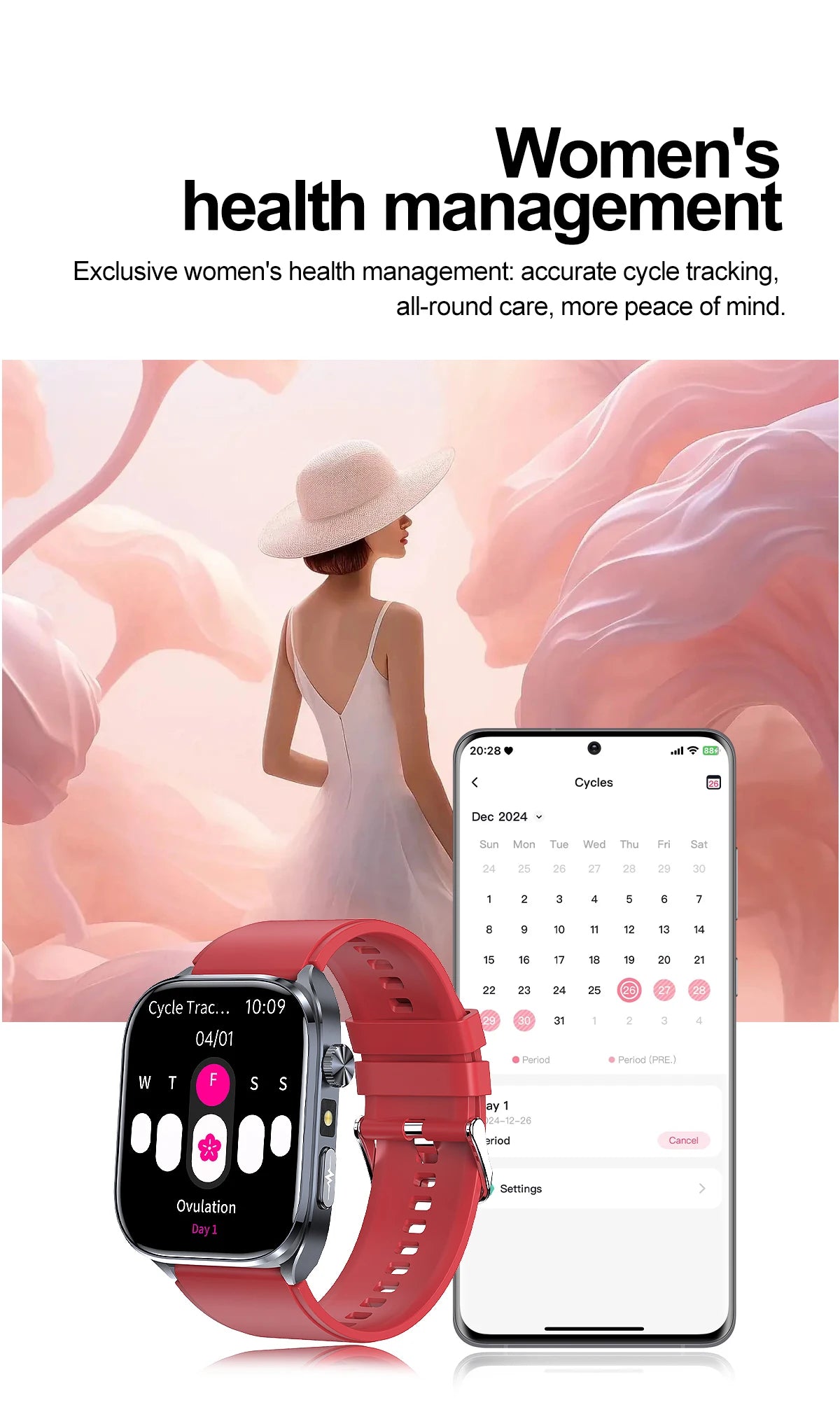 2026 New Accurate ECG Smart Watch Heart Health Analysis Blood analysis Blood Lipid Blood Pressure BT call Smart Watches For Men