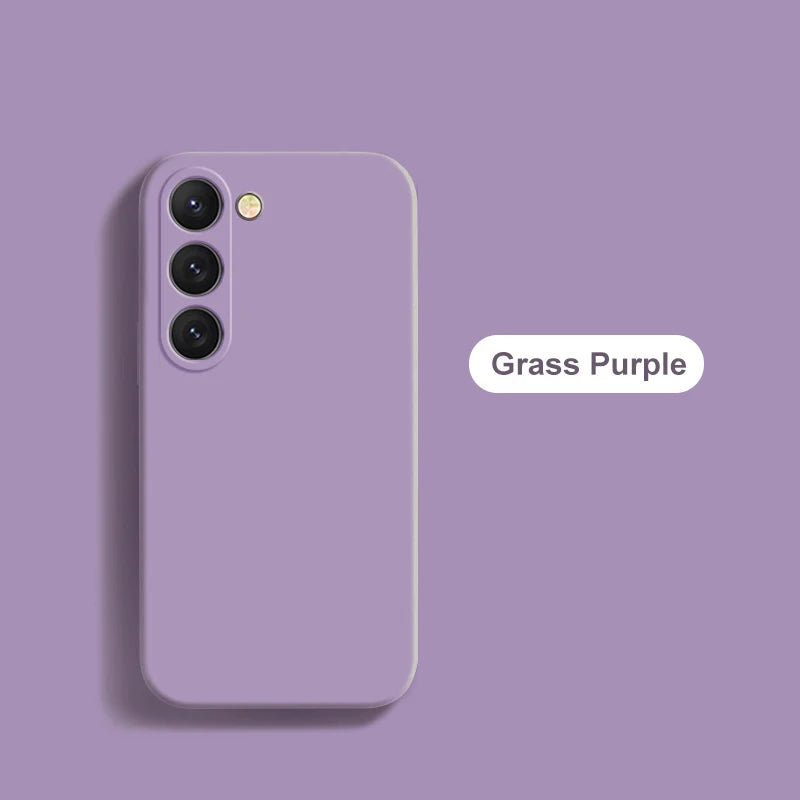 Plus Case Liquid Silicone Phone Case For Samsung Galaxy S23 S 23 S22 S26 Ultra S24 FE S25 + Plus Soft Cover