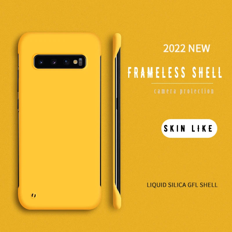 Designer Slim Thin Matte Phone Cover Case For Samsung S24 S23 S22 S21 S20 FE S10 Plus Bumper Note 20 Ultra 10 Plus Classic Cases