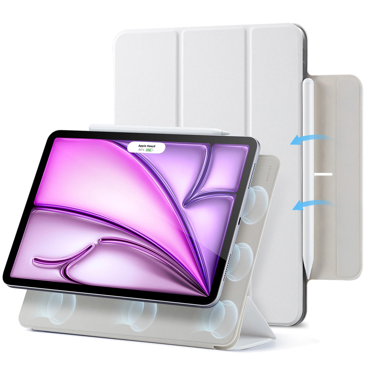 ESR for iPad Air 11 Inch Case M4/M3/M2 (2026/2025/2024) Powerful Magnetic Cover for iPad Air 5th/4th Gen (2022/2020)Auto Wake