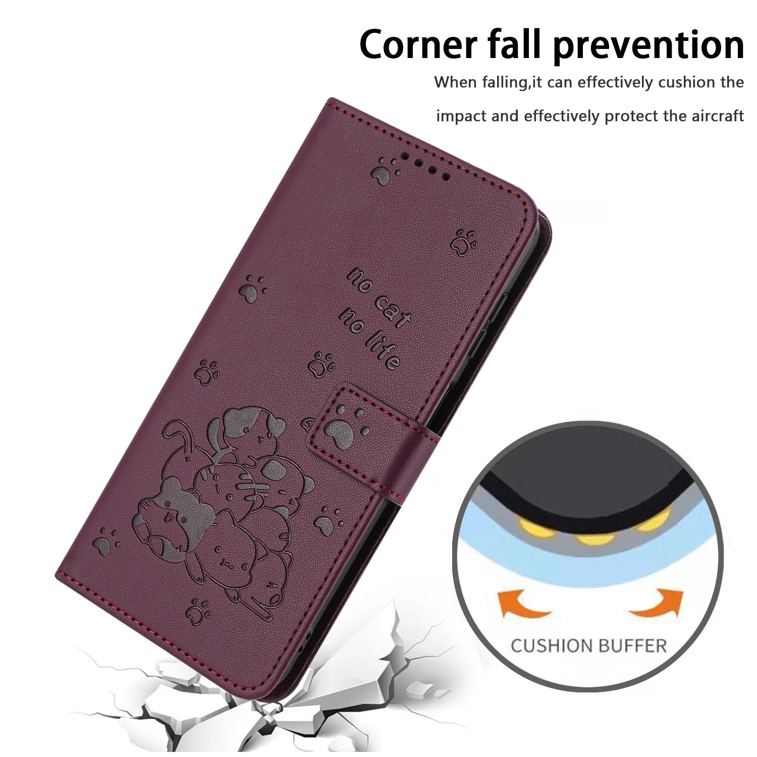 Luxury Flip Leather 3D Cute Cat Wallet Case For Google Pixel 7 8 10 9 Pro XL 6a 7A 8A 9A Magnetic Stand Phone Cover Coque Funda