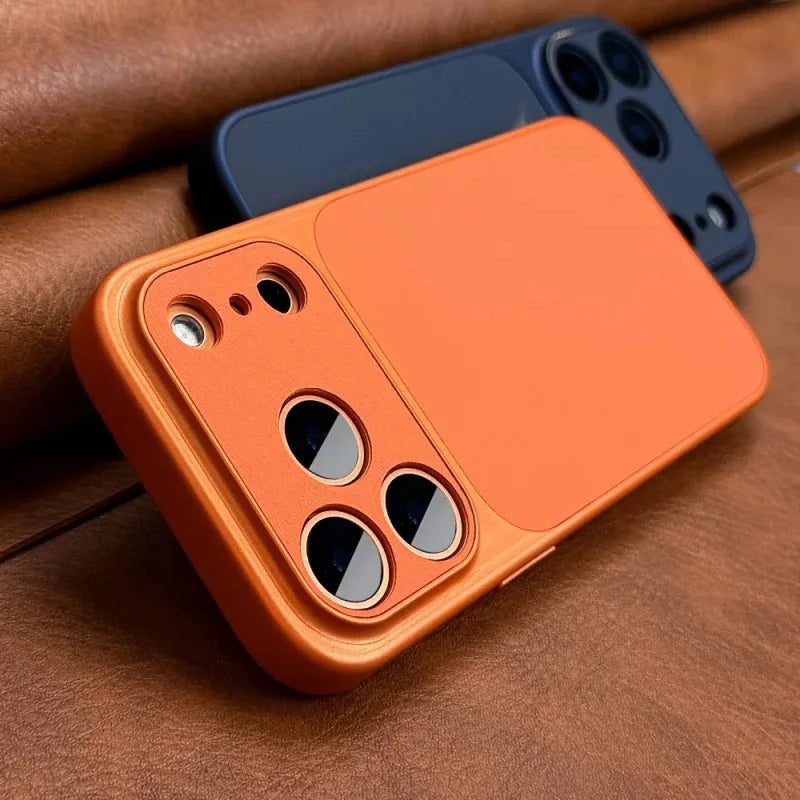 Luxurious New Orange Retro Phone Case For iPhone 17Air 16 15 14 17Pro 17PromaxSoft-sided hard case