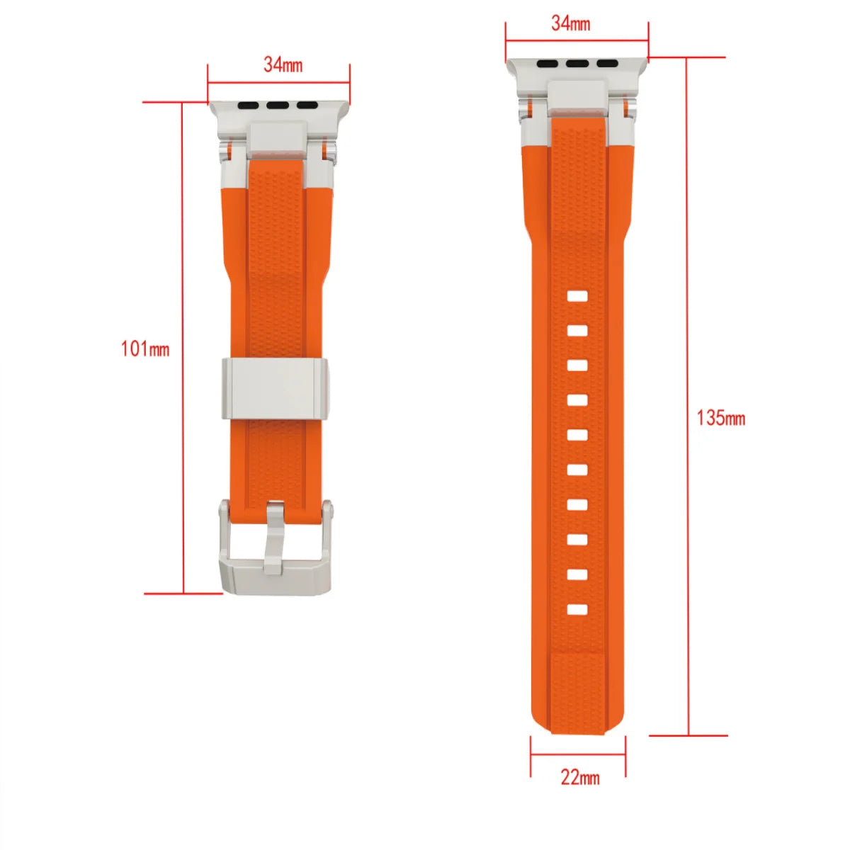 Original Rugged Strap For Apple Watch Ultra 2 3 4 Band 44mm 45mm 46mm 49mm Bracelet iWatch Series 12 11 10 9 6 SE Sport Bands