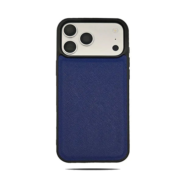 Simple Solid Color Leather Phone Cover For iPhone 17 16 15 Pro Max Business Office Style Case