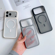 Magnetic Matte Original Translucent Case For iPhone 17 Pro Max Air 16 15 14 Plus 13 12 For Magsafe Wireless Charge Protect Cover