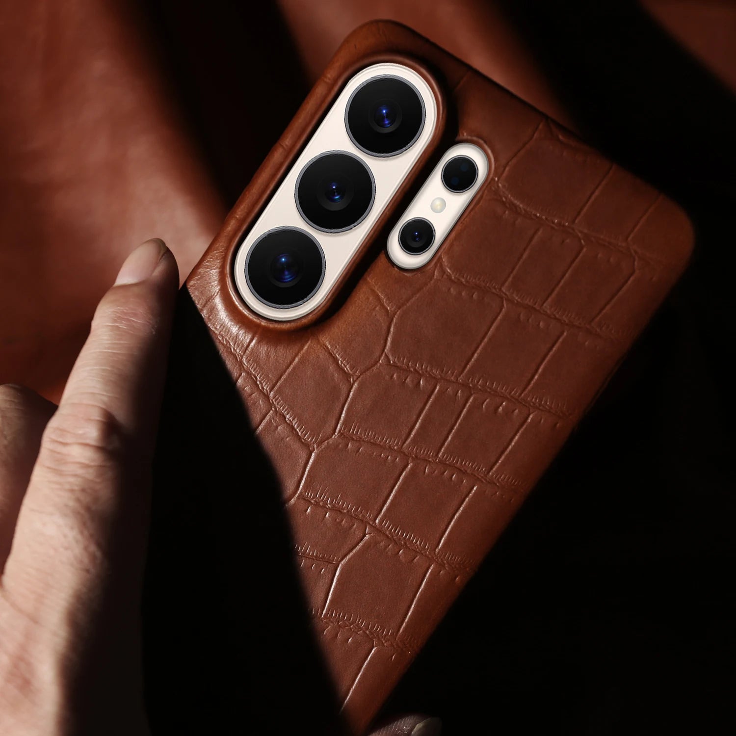 For Magsafe Magnetic Genuine Leather Case For Samsung Galaxy S26 Ultra S25 FE S24 Plus S23 S22 Ultra Phone Back Cover Case Coque