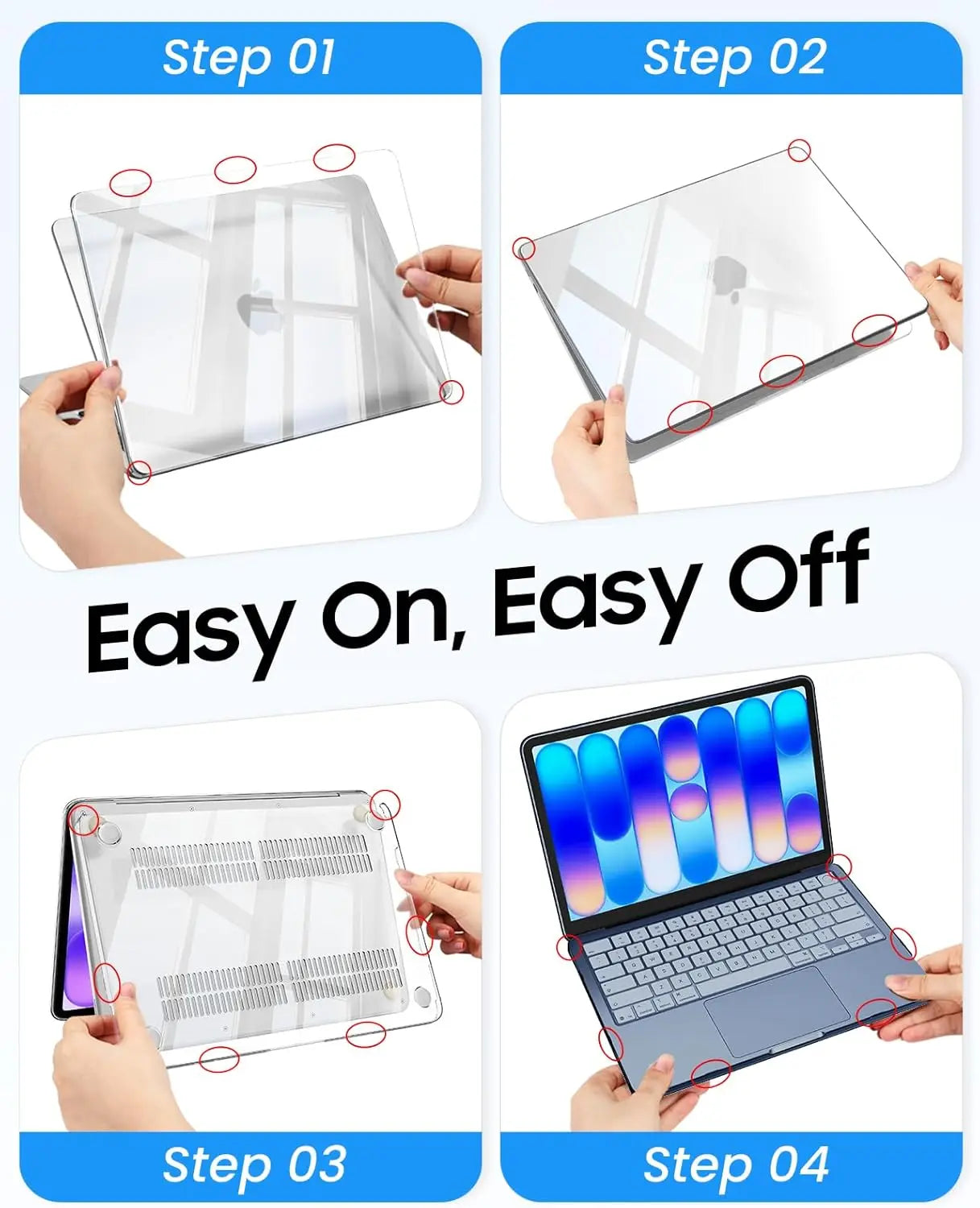 Case For MacBook Neo 13 Inch A3404 (2026 Release) - Protective Ultra-Thin High Transparency Snap On Cover For A18 Pro Chip