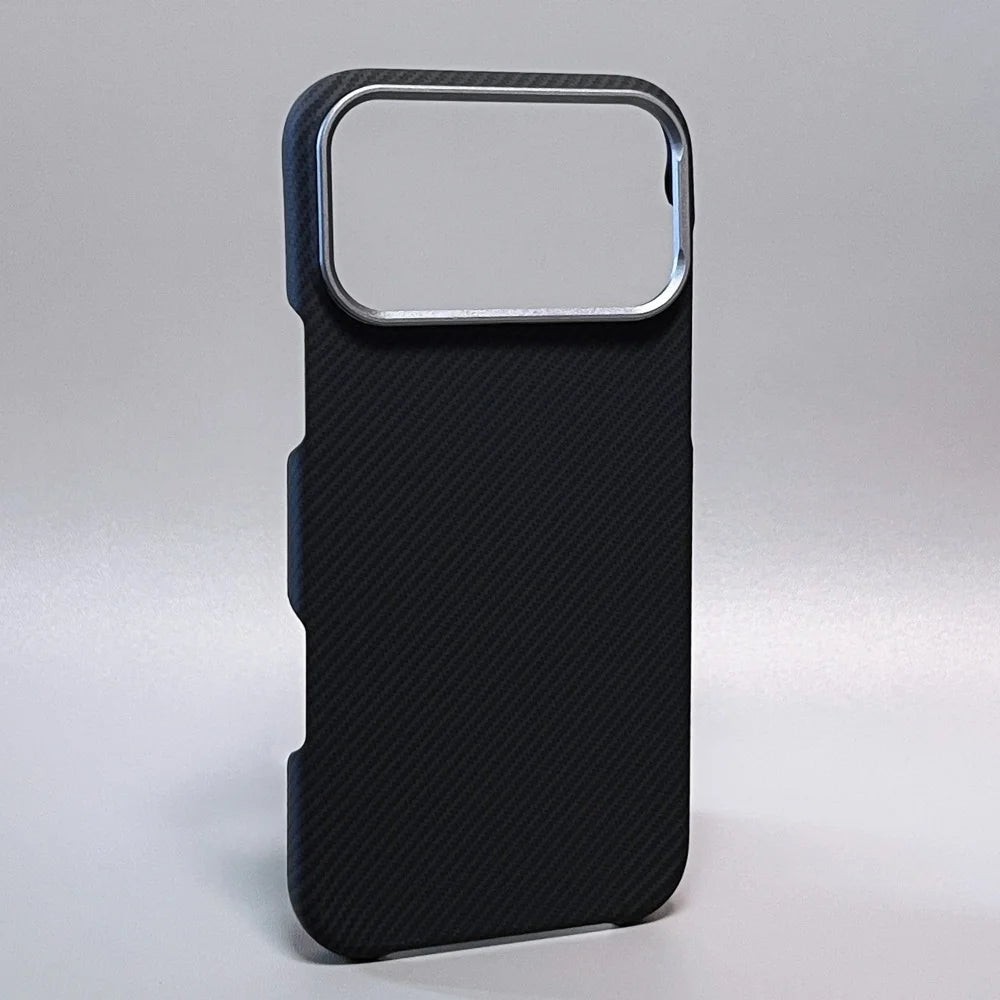 Luxury Slim Carbon Fibre Texture Magnetic Charging Case For iPhone 17 Air 16 Plus 15 14 13 Pro Max For Magsafe Protect PC Cover