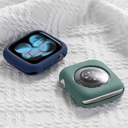 Soft Silicone Case for Apple Watch Band 46mm 45 44 42mm 41 40mm Accessories Protectector iWatch Series SE 12 11 10 9 8 7 6 Cover