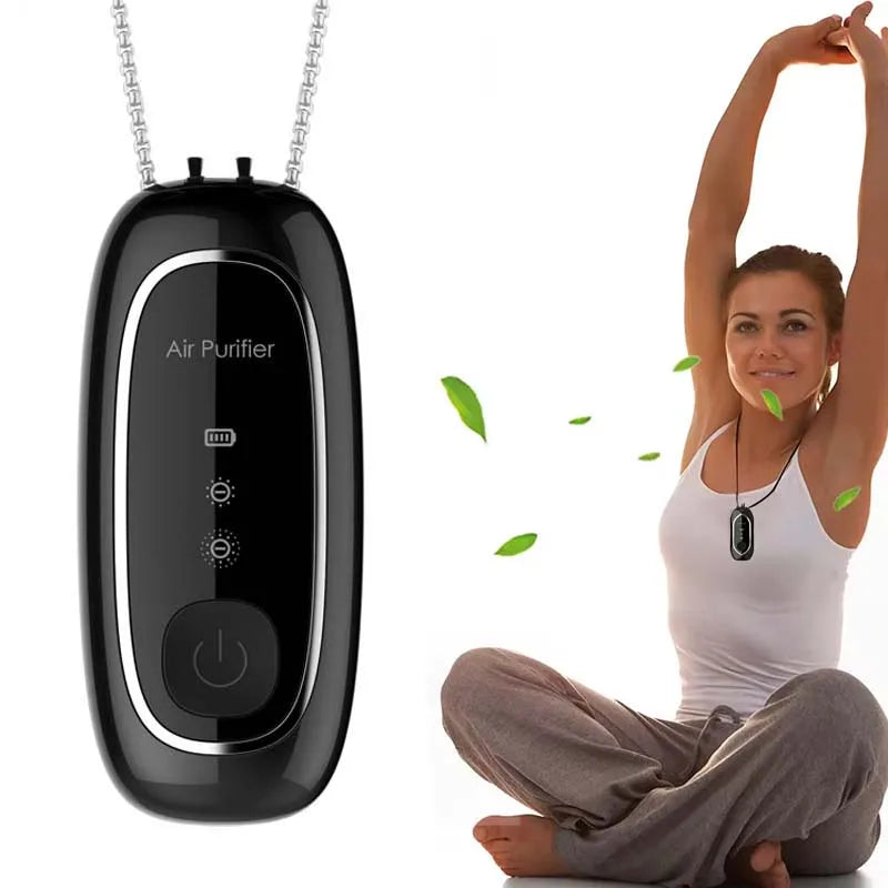 Manufacturer Wholesale Negative Mini Wearable Necklace Air Purifier Kids Necklace Portable Air Purifier
