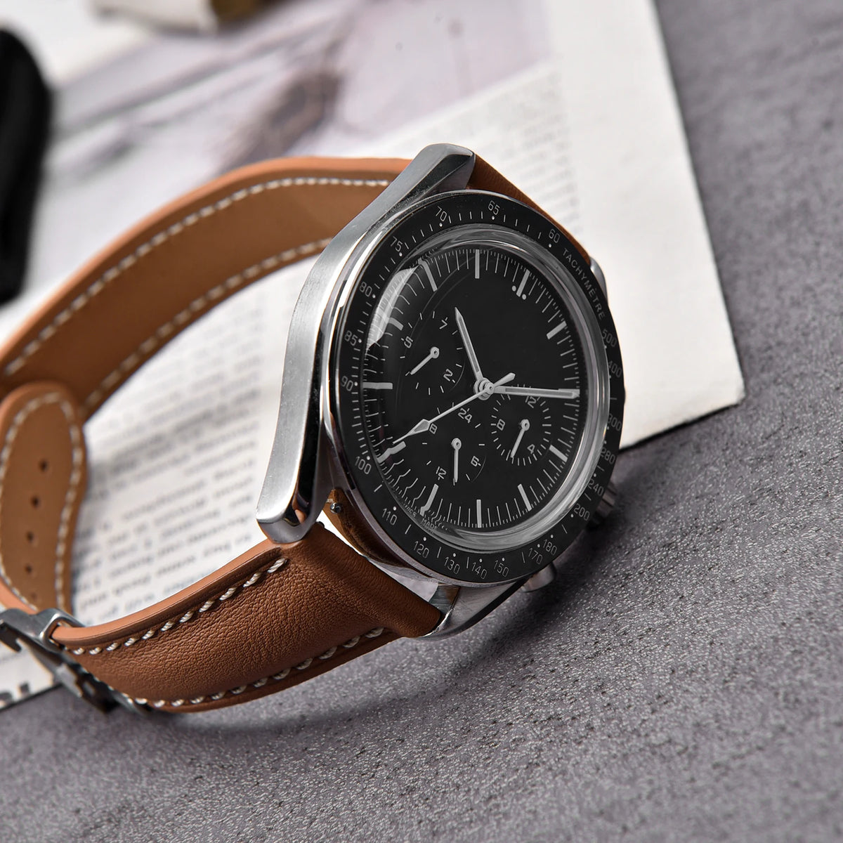 Watch Leather Strap 20mm 22mm Quick Release Smooth Leather Watchband Men Women Watch Band Accessories