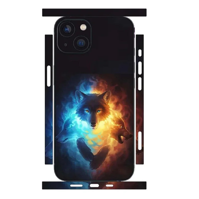 2Pcs Stickers for Iphone 17 Pro Max Iphone 15 Full Cover Stickers Back Film for iphone 15 Pro Max 14 13 12 Skin Stickers