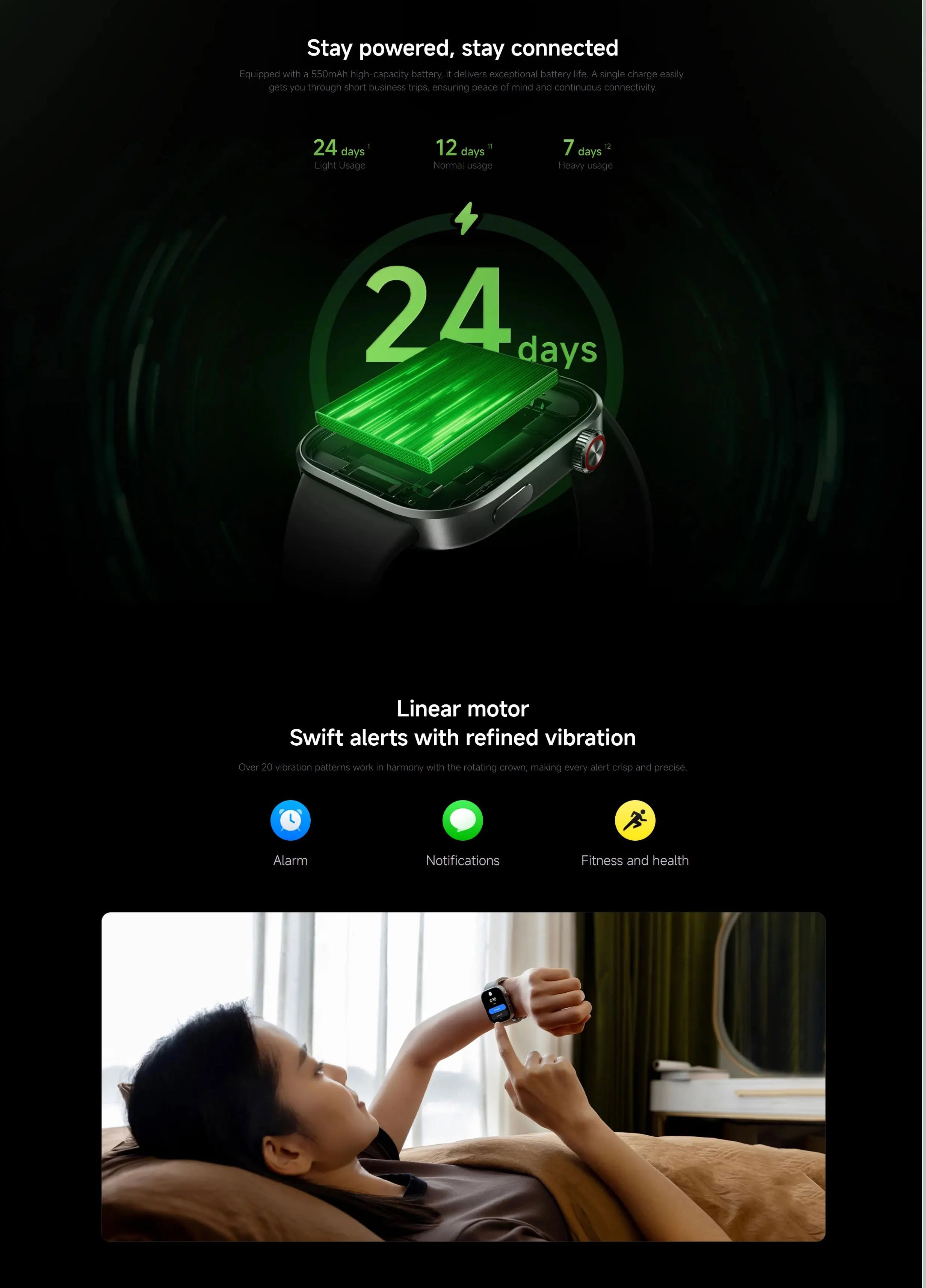 Global Version Redmi Watch 6 2.07" AMOLED Screen 550mAh Battery 150+ Sports Modes 5ATM Water Resistance Xiaomi HyperOS 3