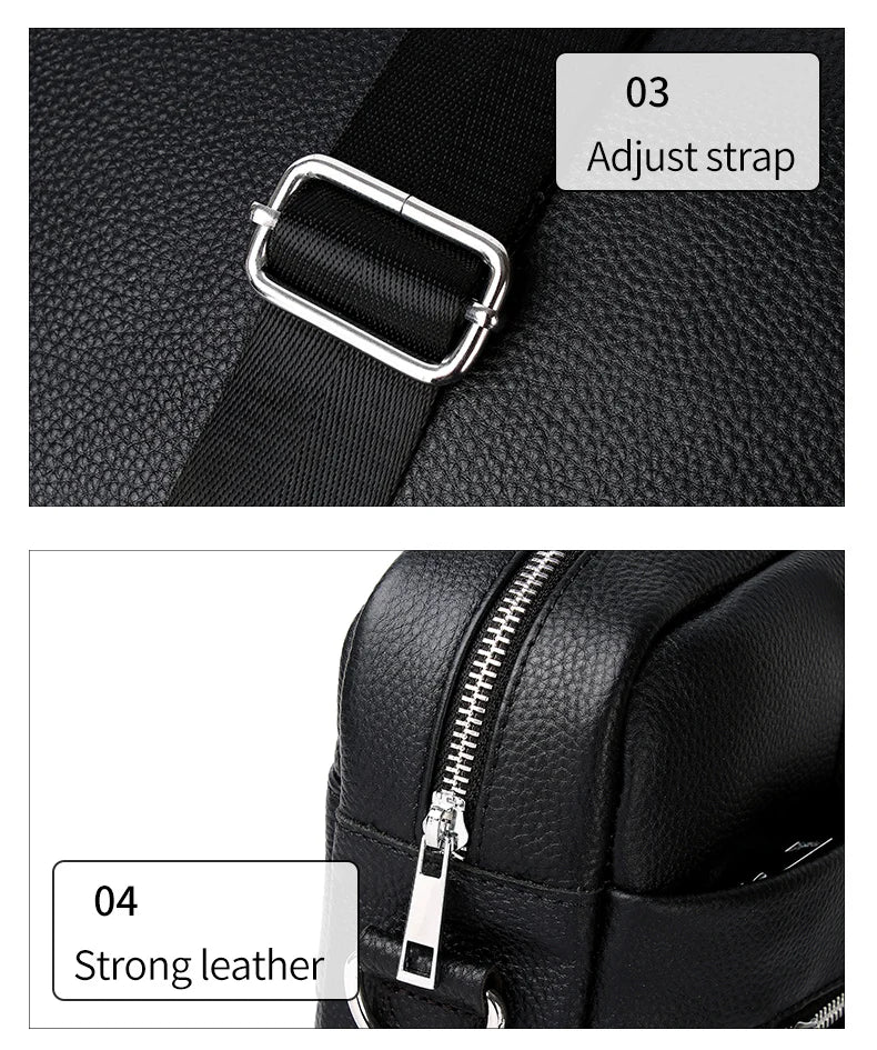 SCHLATUM Genuine Leather Briefcases Hard For Men Luxury Handbags Laptop Briefcase Bags 15 Inch Office Bussiness Computer Bag