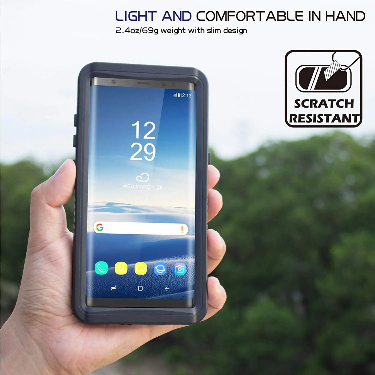 Waterproof Phone Cases for Samsung Galaxy S20 S10 S9 S8 Plus Note 20 Ultra S7 Edge Cover Screen Protector Float Strap Phone Case