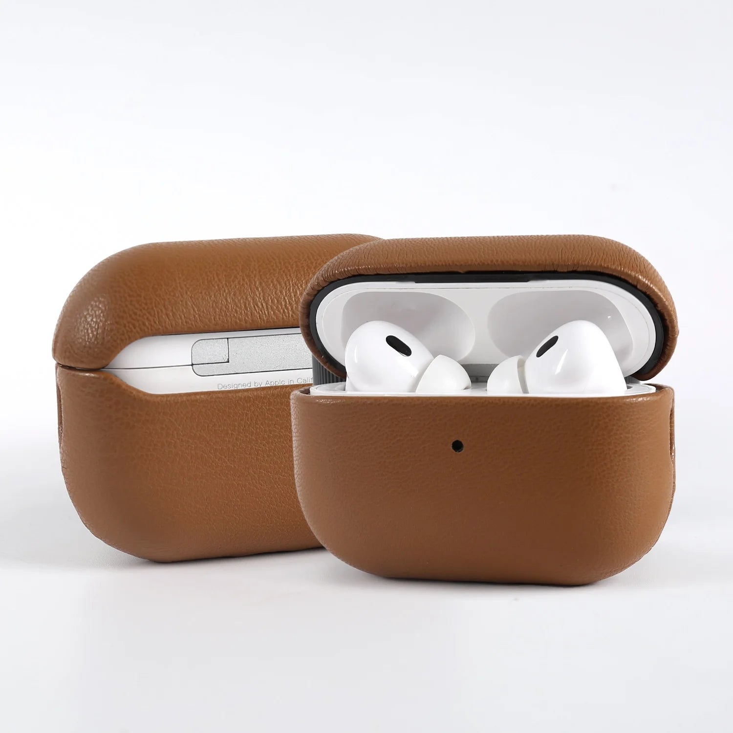 Biobased Eco-Friendly Leather Case For Airpods Pro 3 airpods4 3 Wireless Earphone Box Headphone Bluetooth Hard Protective Cover