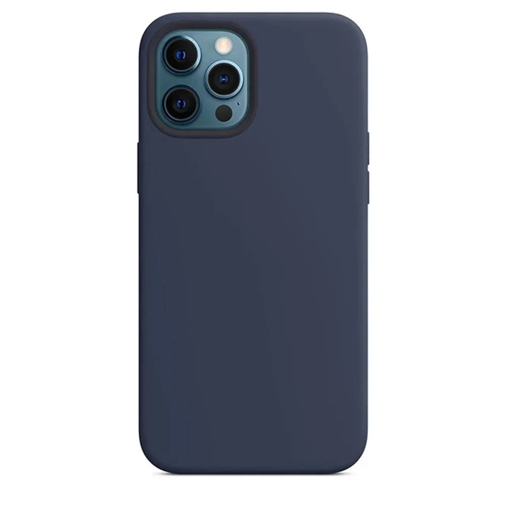 Original Liquid Silicone Phone Cases For iPhone 16 15 14 13 12 11 Pro Max Plus X XS Max 7 8 Plus Luxury Shockproof Soft Cover
