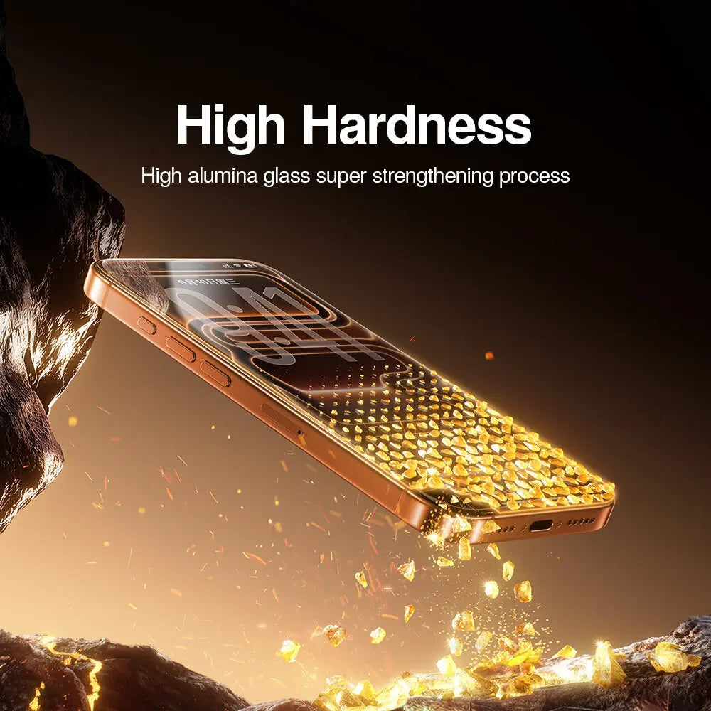 SmartDevil AR Anti-Reflection Tempered Glass Film for iPhone 17 Pro Max 16 Pro 15 14 Clear Corning Screen Protector Anti-scratch