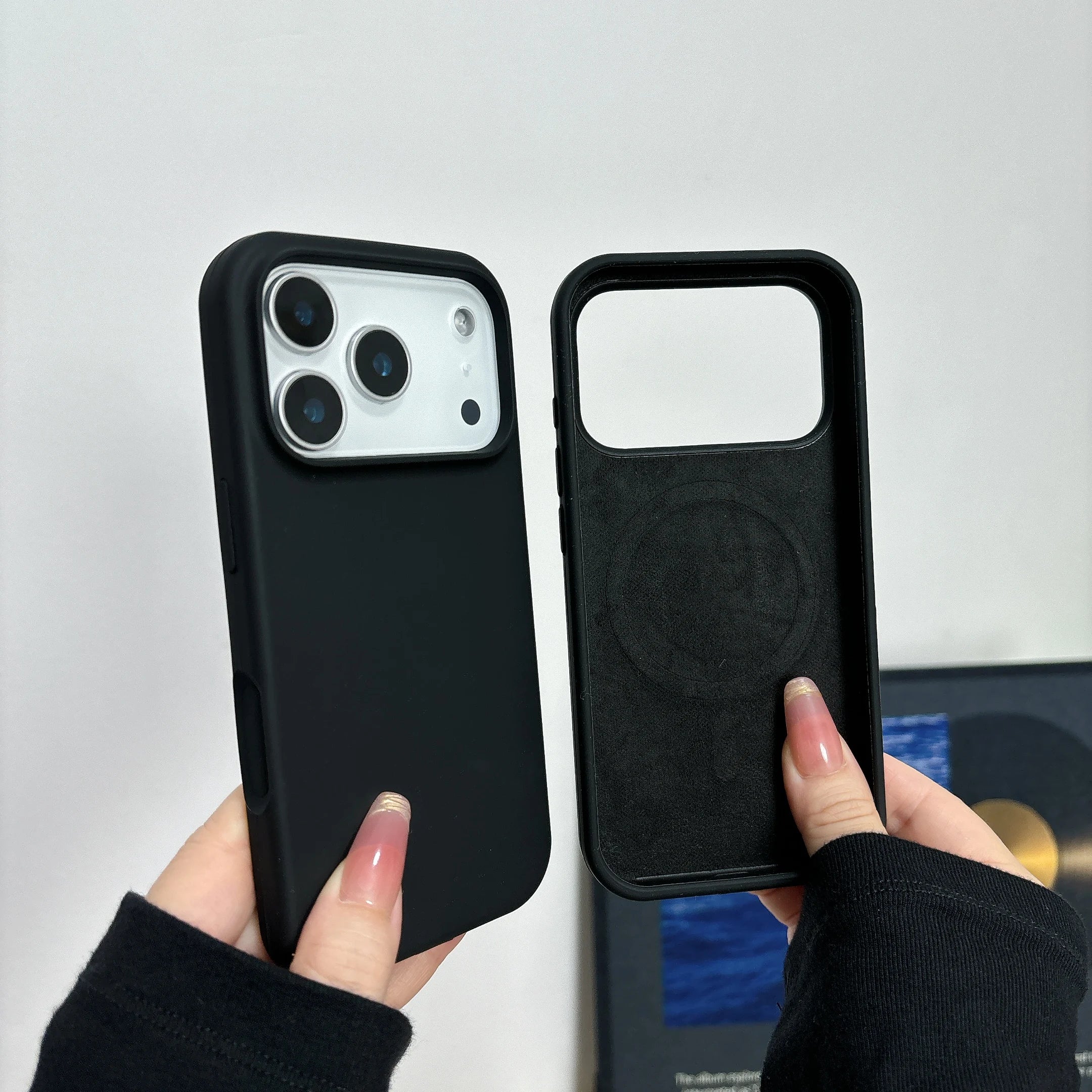 Liquid Silicone Magnetic For Magsafe Case For iPhone 17 Air 17E 16 15 14 13 12 11 Pro Max Plus Wireless Charge Matte Solid Cover