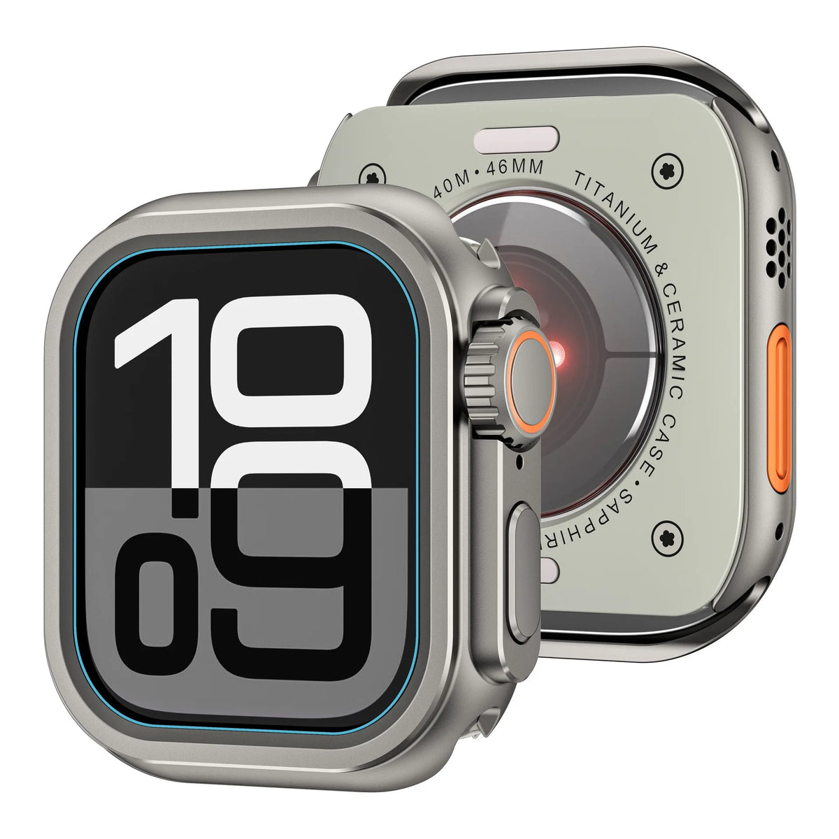 Metal Bumper Case For Apple Watch 46mm 45mm 44mm Protector Frame Cover For iWatch Series 10 9 8 7 6 5 SE Change To Ultra 2 49mm