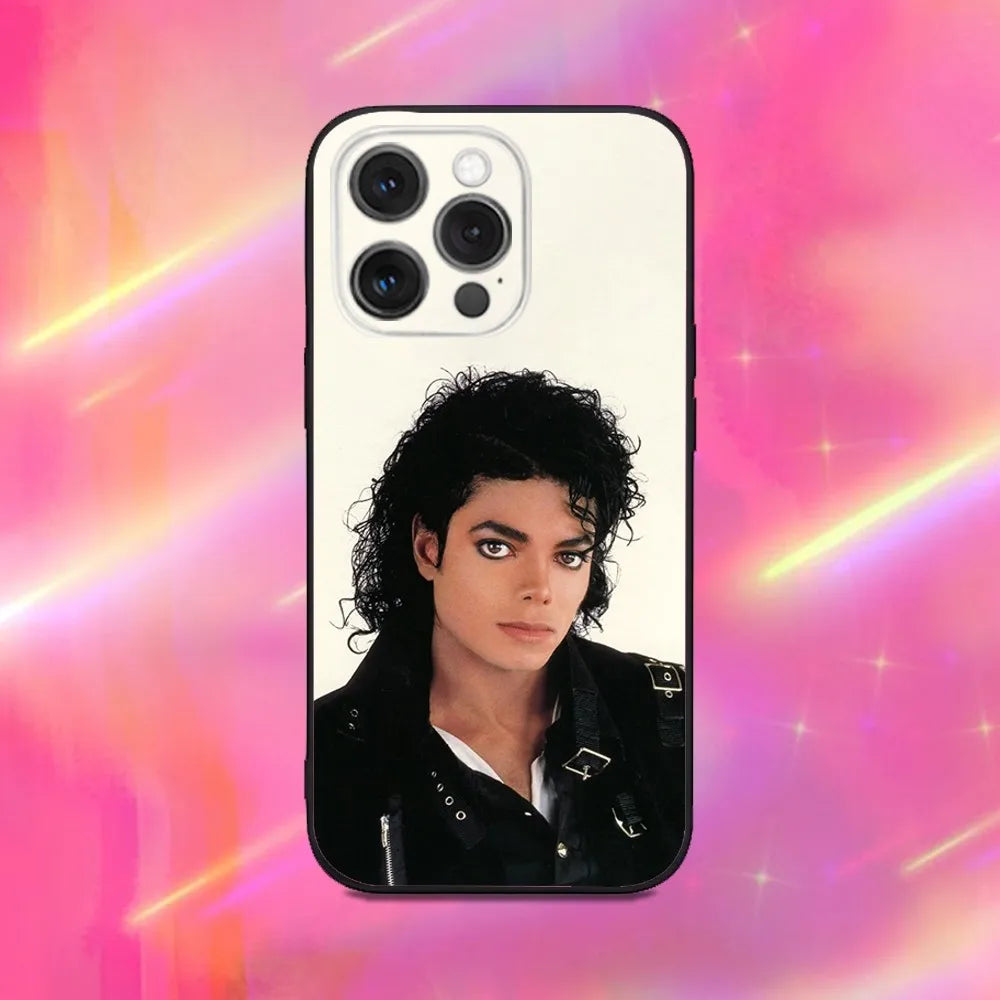 Singer M-Michael J-Jackson Phone Case For iPhone 17 16 15 11 12 14 13 Pro Max Mini X XR 7 Plus 17E Air Shockproof Cover Fundas