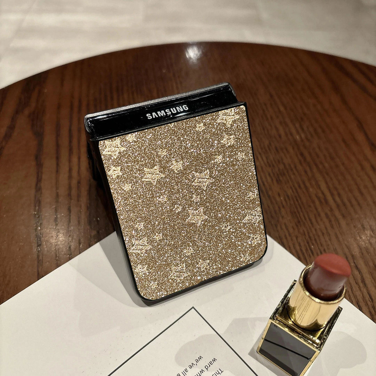 Luxury Stars Pattern Artificial Leather Phone Case For Motorola Razr 50 60 70 Ultra + 2024 + 2025 +2026 Matte Hard Fashion Cover