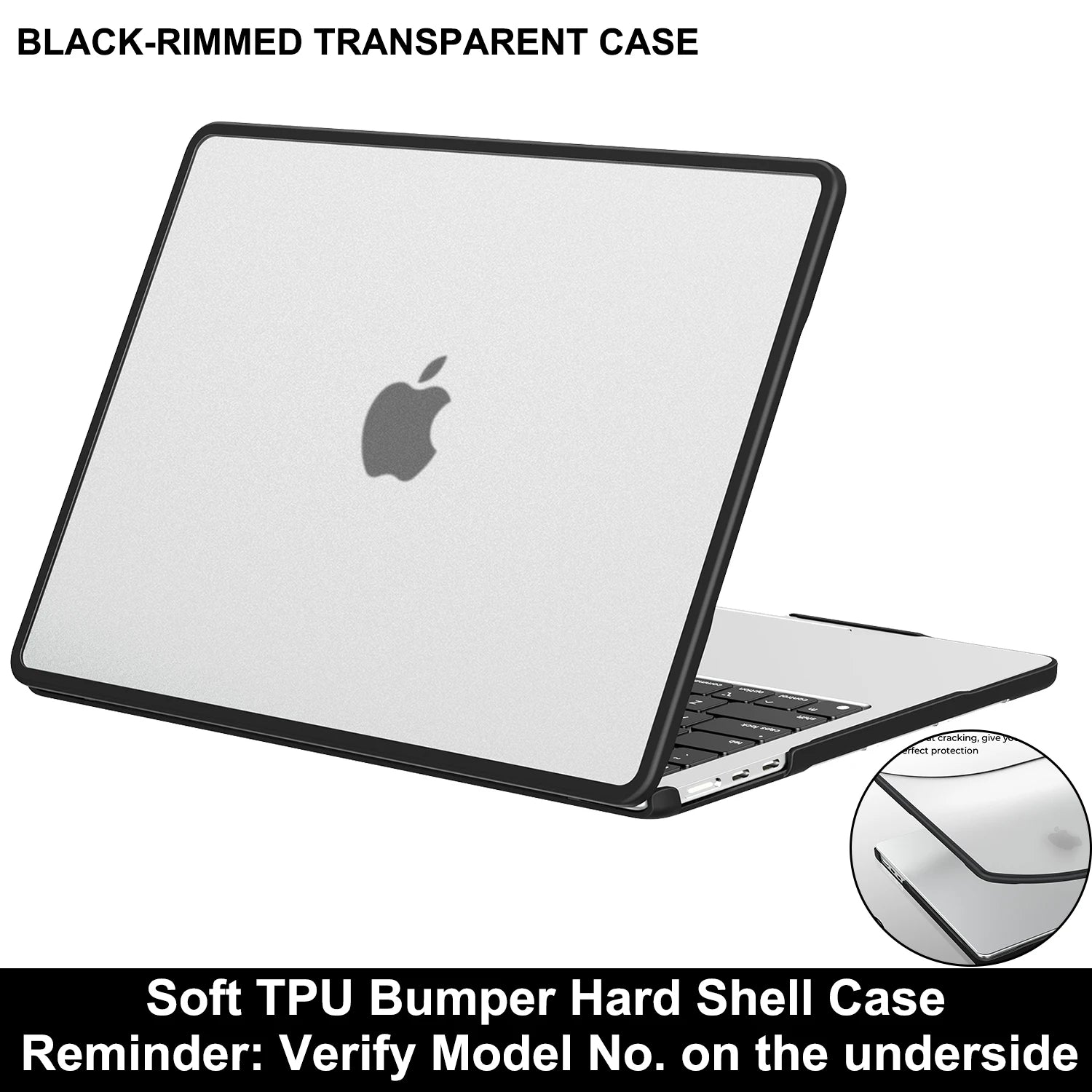 Anti-Cracking Hard Shell Case For MacBook Pro 14/16-inch M5 2026 2025-2021 Release M4 M3 M2 M1 Pro/Max Chip, For Air 13.6/15''