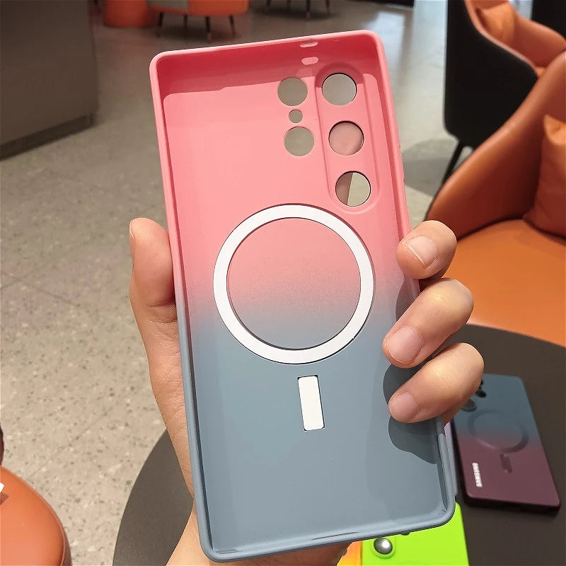 Comes With Lens Film Gradient Color Case For Samsung Galaxy S26 S25 FE S24 S23 S22 S21 S20 Ultra Plus S20 FE Soft Silicone Cover