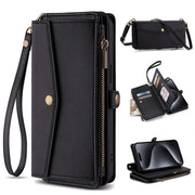 Flip Cover Wallet Phone Case For Samsung Galaxy S26 S25 S24 S23 S22 S21 FE Plus Ultra Edge 5G PU Leather Multi-Functional Bags