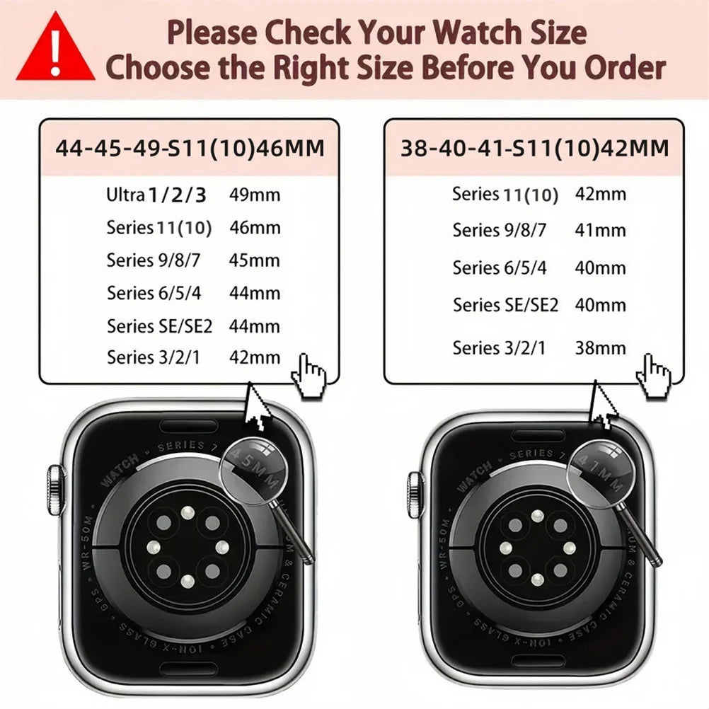 Sport Loop Strap For Apple Watch Band Ultra 2 49mm 44mm 40/41mm 45mm 42/46mm Silicone Bracelet iwatch Series 11 10 9-8-7 6 5 SE
