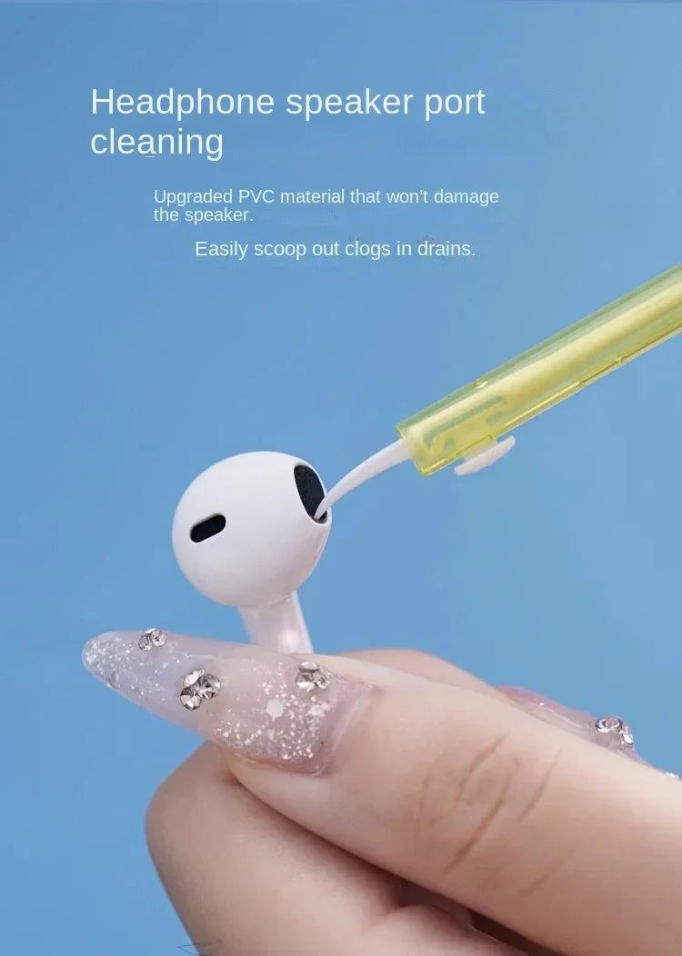 1PC Phone Charging Port Speaker Cleaning Kit, Dust Plug Cleaner Brush for iPhone 16 15 14, Xiaomi Samsung Earphone Clean Tool