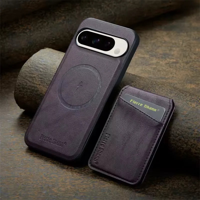 2 in 1 Magnetic Pu Leather Phone Case for Google Pixel 10 9 9Pro XL 8A 8Pro 8 7 7A 7Pro Detachable Wallet Cards Holder Cover