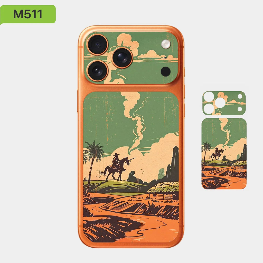 Decal Skin Wrap for iPhone 17 Pro/17 Pro Max/17 Air Protective Film for Back, Camera (Not Phone Case)