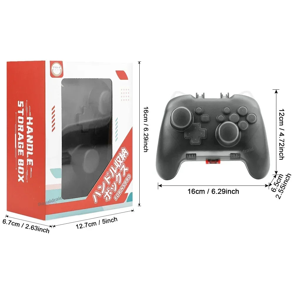 Transparent Handle Protective Storage Case for XBOX Series S/X Controller Dust-proof Cover Shell for PS5/Switch Pro Gamepad