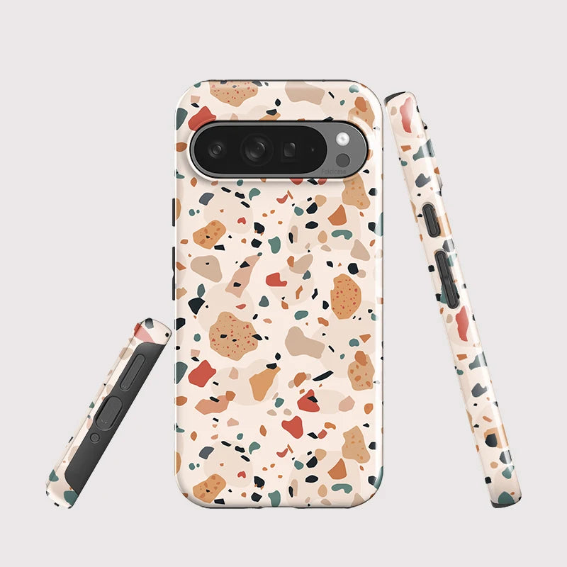 Fcicicase 2 in 1 Dual Layer Phone Case For Google Pixel 10 9 Pro XL 8A 8 9 10 Pro 10A 7A Marble Pattern Shockproof Hoesje