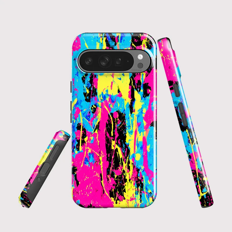Fcicicase For Pixel 10 Pro XL Colorful Art Painting Phone Case For Google Pixel 10A 9 Pro 10 8 8A 7A 2 in 1 PC+TPU Matte Cover