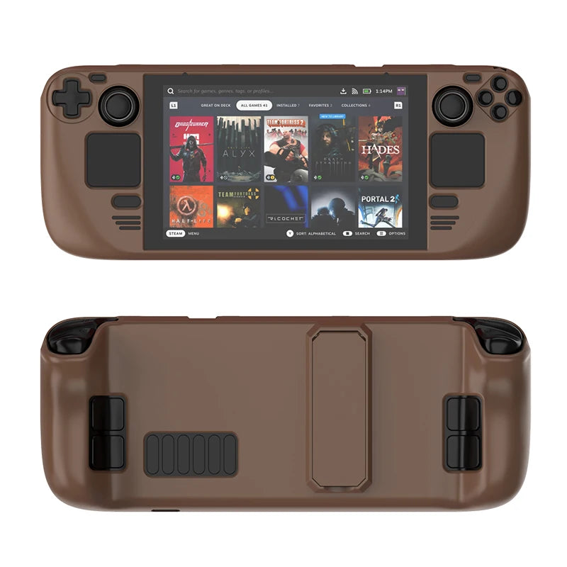 Protective Cover Case for Steam Deck,Controller Colorful Protective Case Hard Shell with Stand