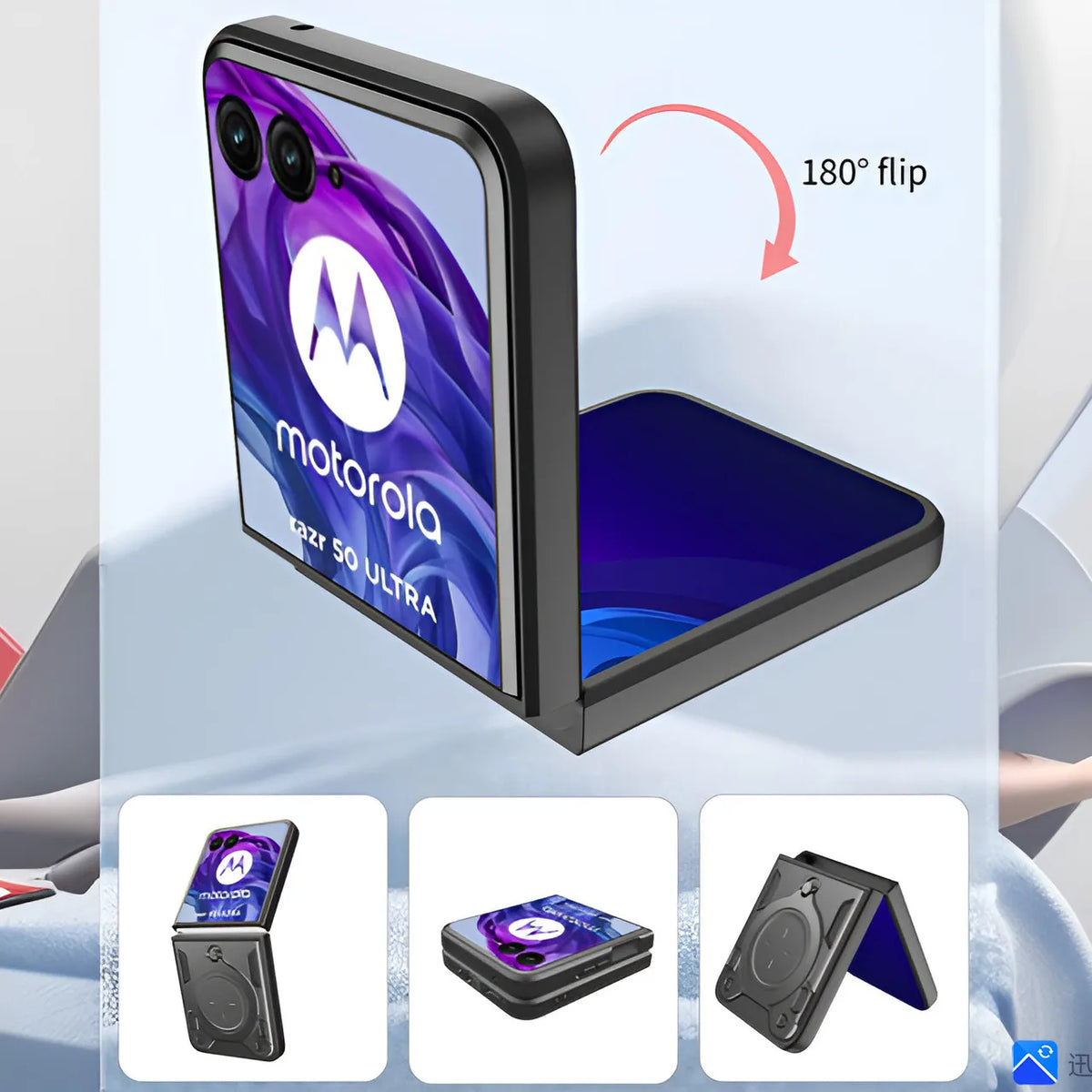 Heavy Duty Protective Magnetic Cover For Motorola Moto Razr 70 60 50 40 Ultra Razr+ 2026 2025 2024 Case With Ring Holder Stand