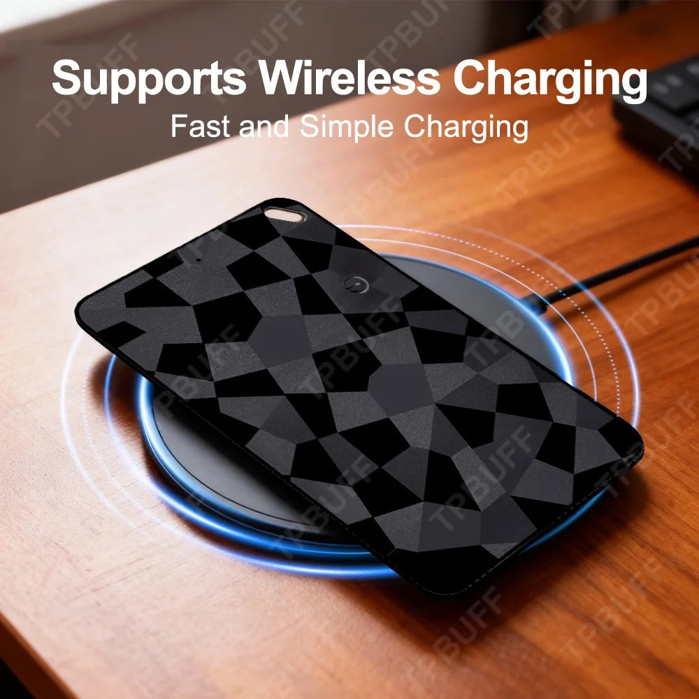 4-Pack Android Wireless Charging Tracking Location Wallet Tracker Card Waterproof GPS Locator Works with Google Find My App Tag