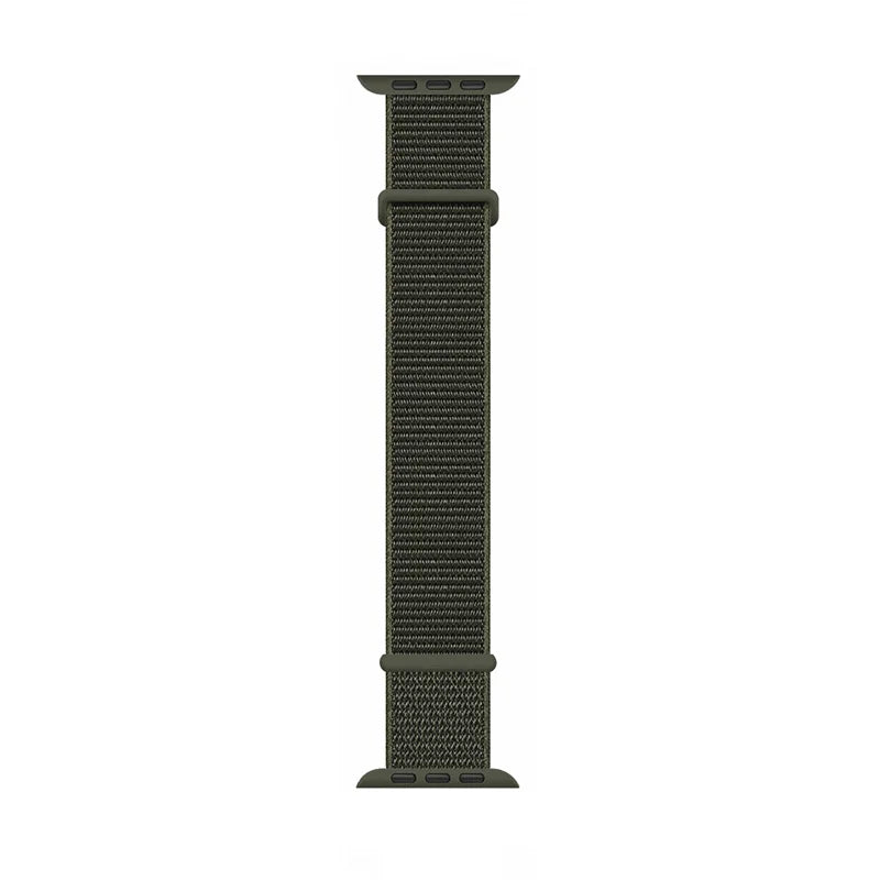 Nylon Loop Strap for Apple Watch Band Ultra-2 49mm 42mm 46mm 45mm 44mm 40mm Sport Bracelet Iwatch Bands Series11 10 9 8 7 6 5 4
