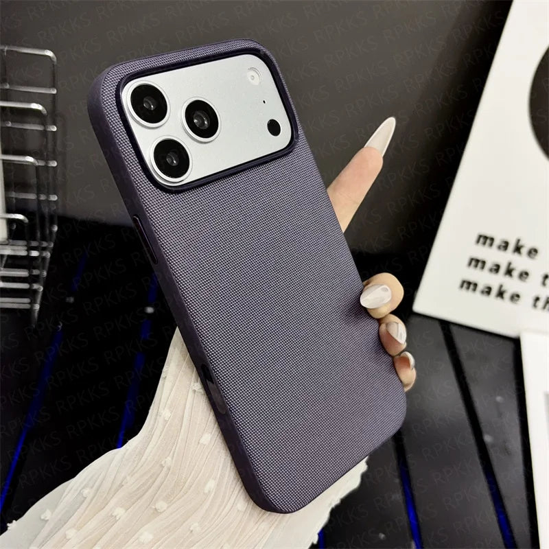 Original Technology Woven For Magsafe Magnetic Phone Case For IPhone 18 17 16 15 14 13 12 11 Pro Max TechWoven Shockproof Cover