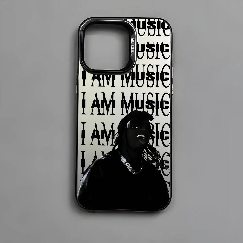 P-playboi Carti I AM MUSIC Phone Case For IPhone 17 16 15 14 13 12 11 Pro Max Air Multicolor Matte Laser Metallic Aurora Funda