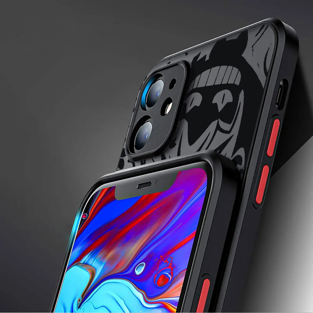 Pokemon Gengar Matte Case For Samsung Galaxy S22 S23 S20 S21 FE S10 S9 Plus S24 S24Ultra Capa Note 20 Ultra 10 Lite Phone Fundas