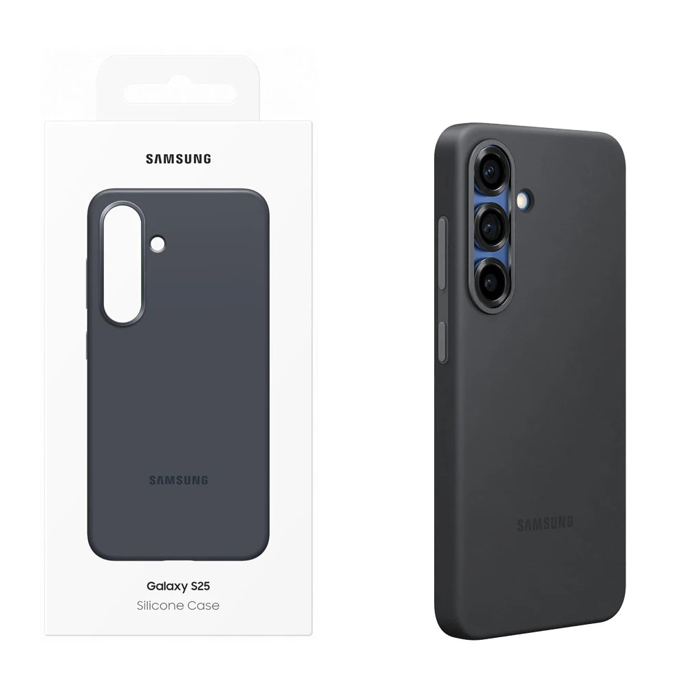 Original Genuine Samsung Galaxy S25+ Silicone Case S25 Plus Protective Cover Color Variety Smooth Grip Durable Design EF-PS936