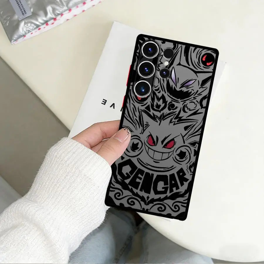 Case for Samsung Galaxy S26 S22 Note 20 Ultra 10+ S21 S24 Plus S25 Ultra S23 FE S20 FE Funda Back Phone Cover Pokemon Gengar