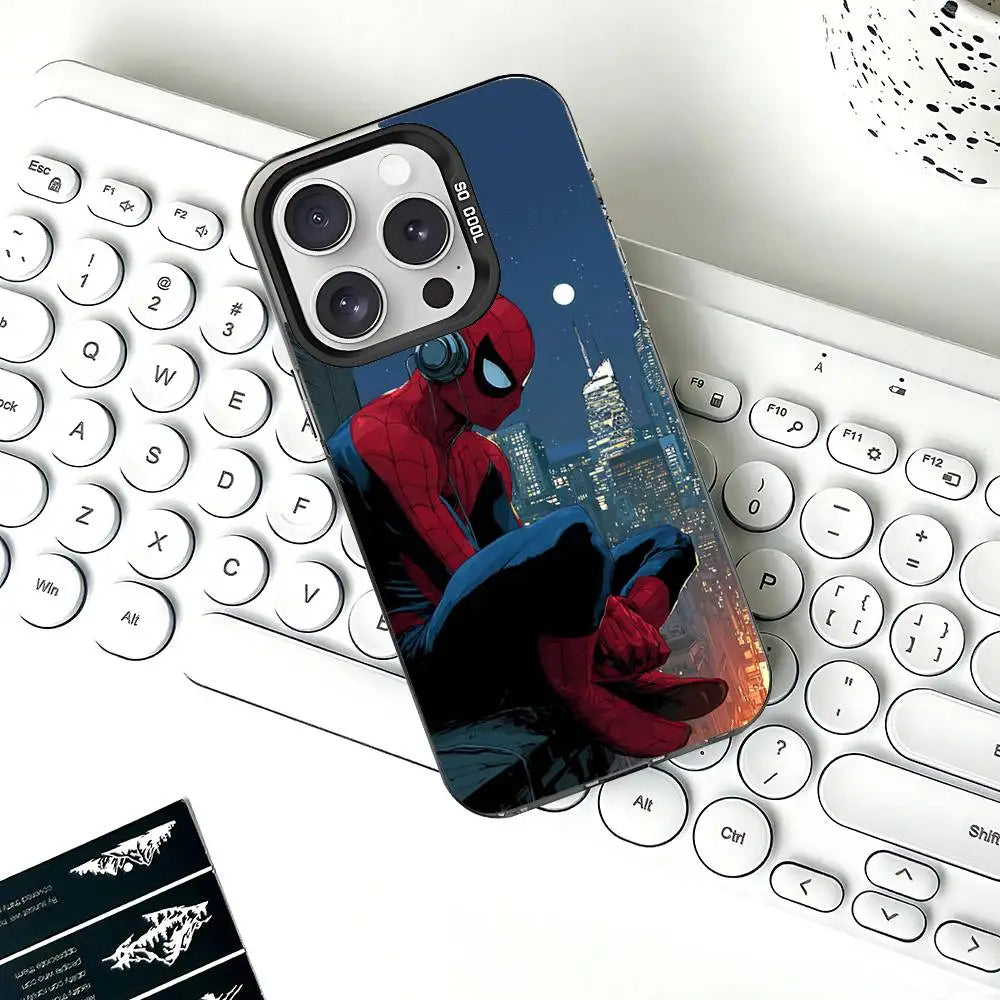 Cool S-Spider-Man-S Phone Case For IPhone 17 16 15 11 12 13 14 Pro Max 16 Plus 12 Mini 7 8 XR XS 15Pro MAX Cove