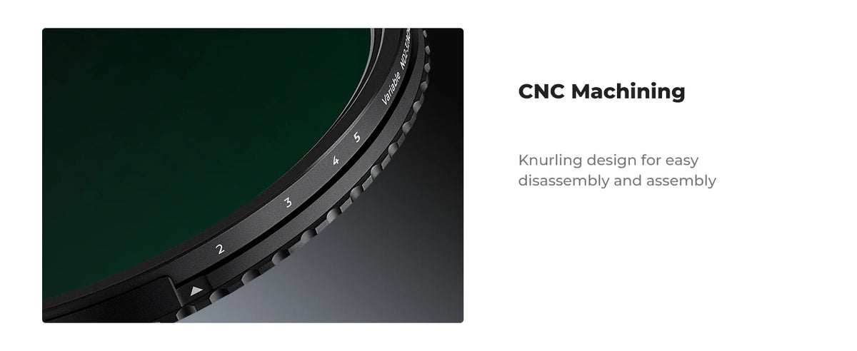 K&F Concept 3in1 ND2-32+CPL+Black Diffusion 1/4 Multi-Function Polarized Variable ND Black Mist Filter 37/49/52/58/67/72/77/82mm