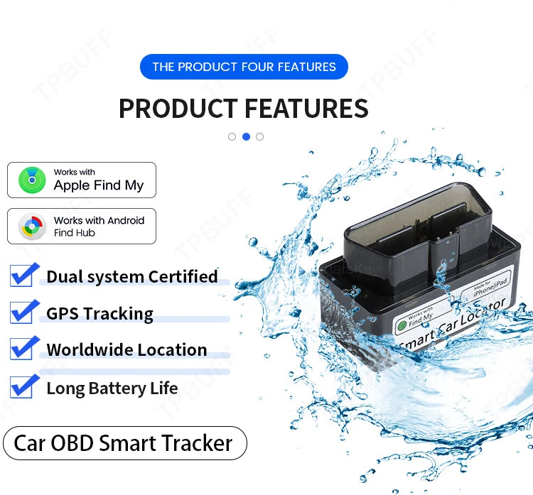 IOS & Android System Gps Tracker Car OBD Google Find My APP GPS Locator Vehicle Anti-lost Tracking Device Free App Mini GPS  Mon